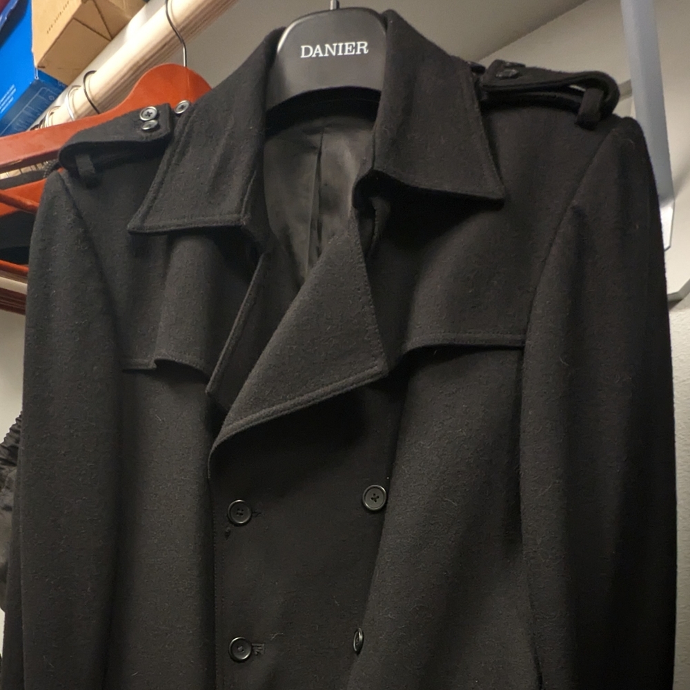 BEDO Homme wool trench coat Black - Size US 40
